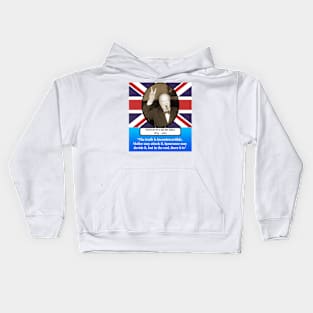 Winston Churchill Quote Kids Hoodie